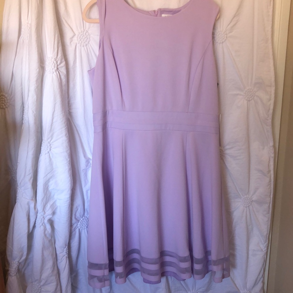 Purple Calvin Klein Dress
